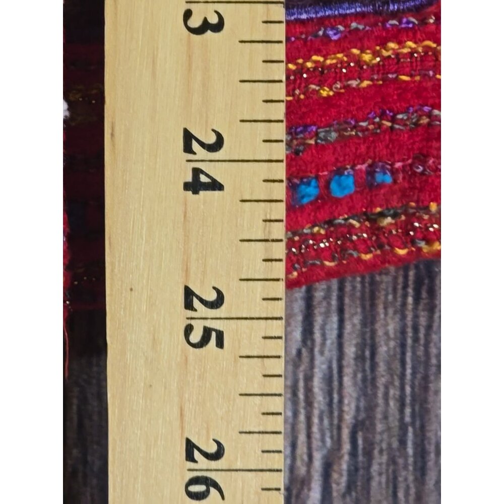 Coldwater Creek Patchwork Jacket Red Colorful Sho… - image 6